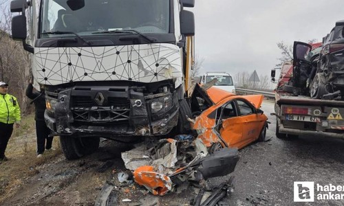 Ankara’da gizli buzlanma 6 araçlı zincirleme kazaya neden oldu: 5 kişi yaralandı!