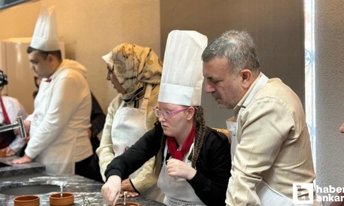 Sincan Belediye Başkanı Ercan otizmli bireylerle birlikte aşure yaptı