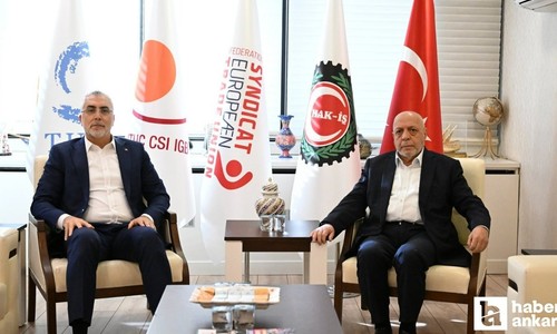 Bakan Işıkhan, TÜRK-İŞ ve HAK-İŞ başkanlarını ziyaret etti
