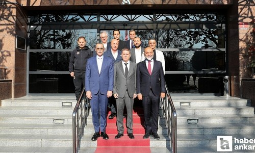Erdal Beşikçioğlu, başkan Arda Çakmak’a hayırlı olsun ziyaretinde bulundu!