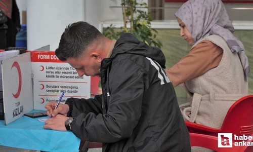 Keçiören Belediyesi'nden Kızılay'a destek için kan bağışı kampanyası