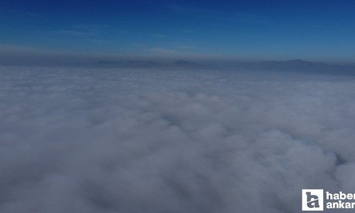 Konya-Ankara kara yolunda yoğun sis etkisini gösterdi!