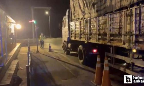 Ankara-Samsun yolunda kantara girmeyen tırlara 849 bin 679 TL ceza