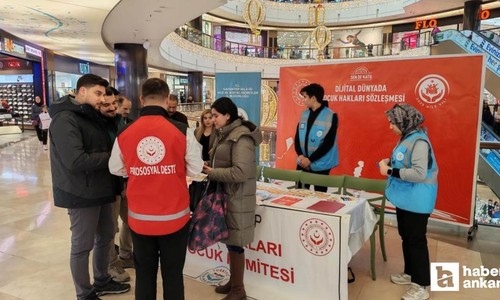 Ankara'da Dijital Dünyada Çocuk Hakları Sözleşmesi'ne yönelik farkındalık çalışması!