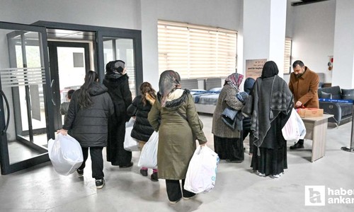 Altındağ Belediyesi'nden ihtiyaç sahiplerine kışlık giyim yardımı