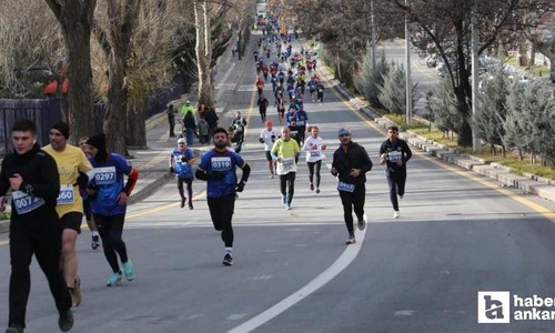 Ankara'da düzenlenen 90. Büyük Atatürk Koşusu tamamlandı