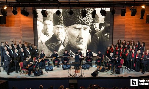 Atatürk'ün Ankara'ya gelişini Etimesgut Belediyesi konserle andı