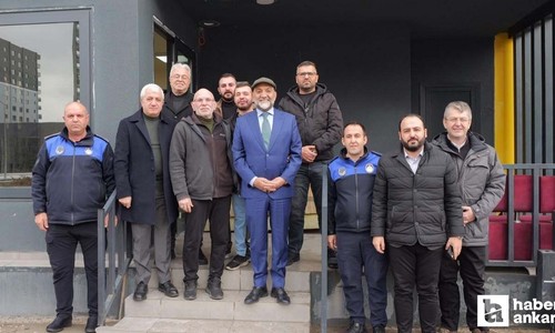 Etimesgut Belediye Başkan Yardımcılarından taksi duraklarına ziyaret