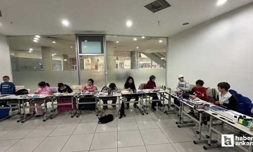Pursaklar Belediyesi Yaşam Merkezi'nde çocuklar yeteneklerini keşfediyorlar