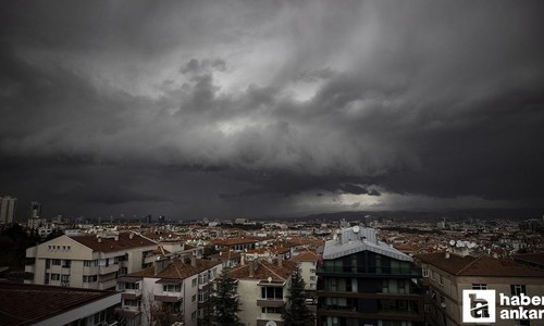 Ankara'da yarın bu saatler arasında kuvvetli sağanak yağış bekleniyor!