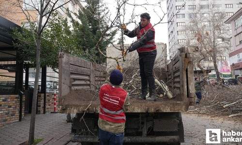 Keçiören Belediyesi park ve yeşil alanların bakımını sürdürüyor