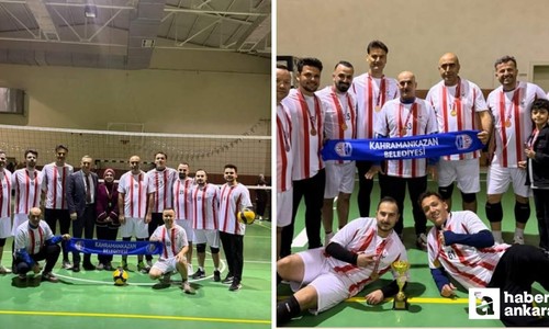 Kahramankazan Belediyesi Voleybol Takımı, turnuvada 3. oldu