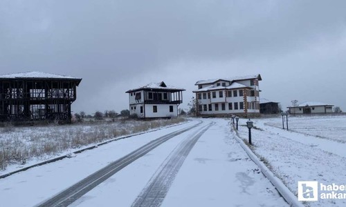 Kastamonu-Ankara kara yolunda kar yağışı etkili oldu