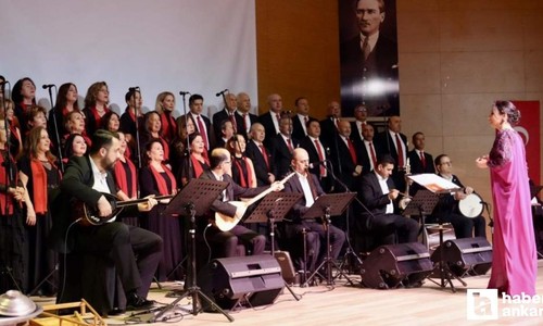 Keçiören Belediyesi korosundan ‘Gönülden Tele’ konseri