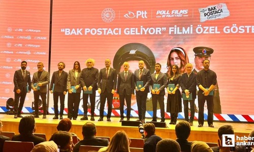 Ankara'da Bak Postacı Geliyor filminin özel gösterimi yapıldı