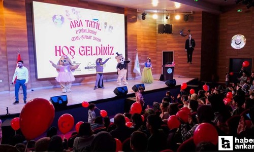 Etimesgut Belediyesi yarıyıl tatilini çocuklar için eğlenceye dönüştürdü