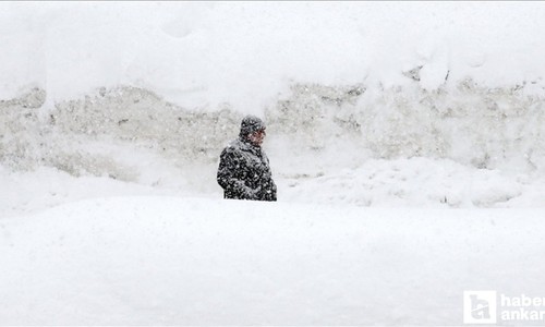 Kızılcahamam'da hava sıcaklığı dün -13 derece ölçüldü!