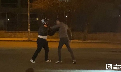 Keçiören'de trafik tartışması sürücüler arasında kavgaya dönüştü