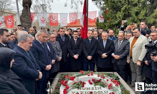 Muhsin Yazıcıoğlu, BBP'nin 33'üncü kuruluş yıl dönümünde Ankara'da kabrinin başında anıldı