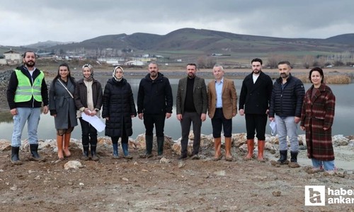 Pursaklar Belediyesinin Gümüşoluk Göleti’ndeki çalışmaları sürüyor