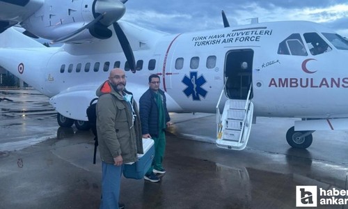 Kalp grefti askeri uçakla İstanbul'dan Ankara'ya ulaştırıldı!
