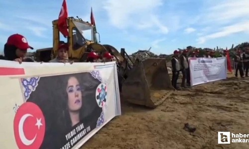 Yıldız Tilbe'nin 300 bin dolar bağışı sonrası Gazze'de çadır kentler kurulmaya başlandı