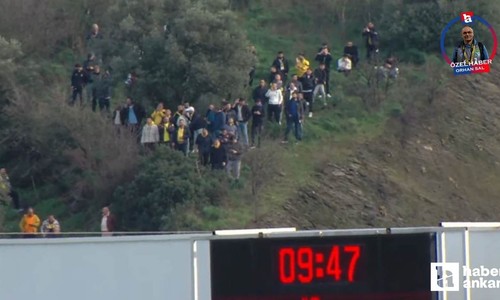 Ankaragücü taraftarına sefa yok, cefaya devam! İzmir’in dağlarında maç izlediler