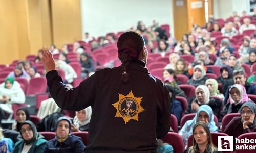 Sincan'da yasaklı maddeyle mücadele seminerinde anneler bilgilendirildi