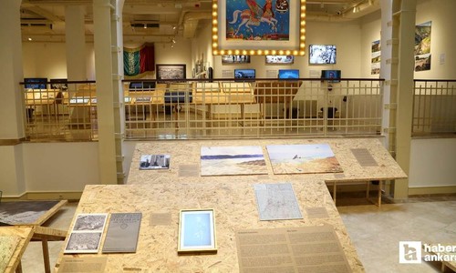 "Kuşbakışı Filistin" sergisi Ankara'da ziyarete açıldı