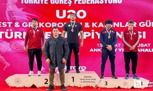 Türkiye 20 Yaş Altı Güreş Şampiyonası başkentte sürüyor