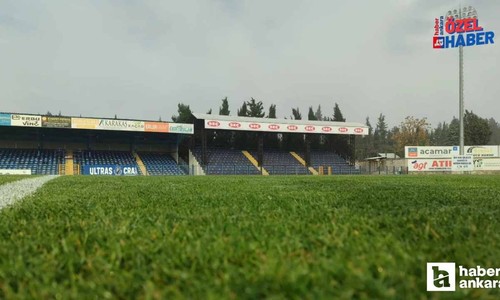 Ankaragücü'nün Karacabey Belediyespor ile oynayacağı stadyumun görüntüleri