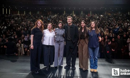 'Taşacak Bu Deniz' dizisi oyuncuları Külliye'ye konuk oldu