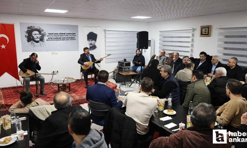 Keçiören Belediyesi Aşıklar Kıraathanesi'nde geleneksel Ramazan coşkusu yaşandı