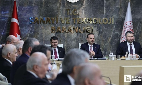 Sanayi Bakanı Mehmet Fatih Kacır’ın ev sahipliğinde Ankara görüşüldü