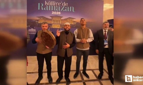 Son günlerin popüler ismi Celal Karatüre, Külliye'de Ramazan etkinliklerine katıldı