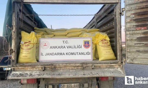 Şereflikoçhisar'da 5 milyon liralık 30 ton sahte gübre ele geçirildi
