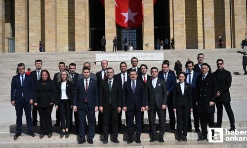 Tarihi Alan Başkanlığı heyeti Anıtkabir'i ziyaret etti