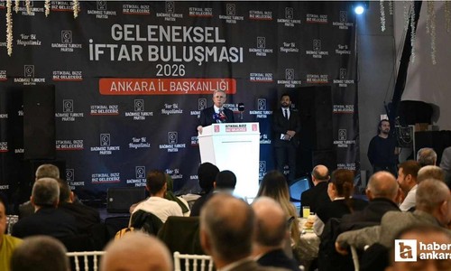 Mansur Yavaş, Bağımsız Türkiye Partisi'nin iftar programında konuştu