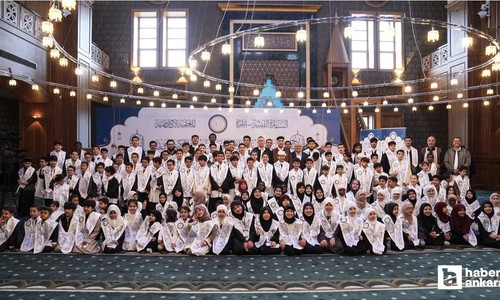 Ankara'da Kur'an-ı Kerim Hafızlık ve Tecvid Yarışması ödül töreni düzenlendi
