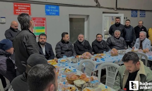 Başkan Ercan belediye personelleriyle sahur programında bir araya geldi