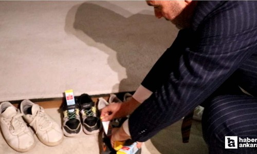 Pursaklar Belediyesi'nden Kadir Gecesi'nde camiye giden çocuklara hediye sürprizi