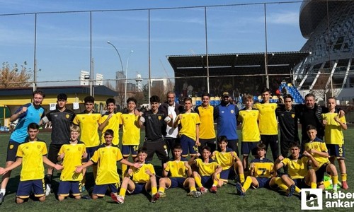 Ankaragücü U14 takımı ligin grup aşamasını lider tamamlamayı garantiledi
