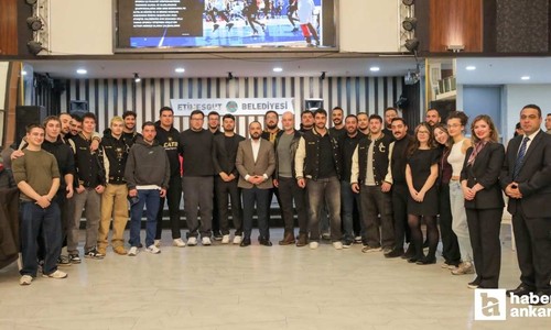 Etimesgut Belediyesi Gelişim SK sporcu ve antrenörleri iftar davetinde buluştu