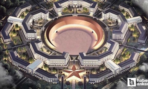 Türkiye'nin Pentagon'u Ankara'ya inşa ediliyor! Kale gibi içinde yok yok