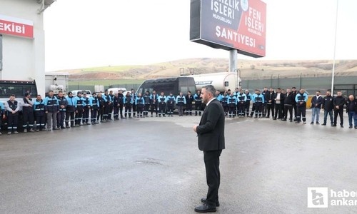Pursaklar Belediyesi’nde bayramlaşma sevinci yaşandı