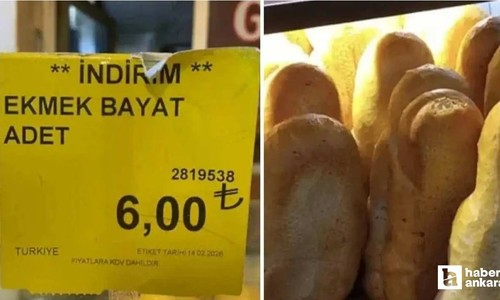 Ticaret Bakanlığı'ndan Ankara'da 6 TL'ye satılan bayat ekmek açıklaması