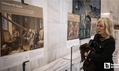 Ankara'da açılan sergide Yirmisekiz Mehmed Çelebi'nin Fransa seyahati dijital sanatla anlatıldı