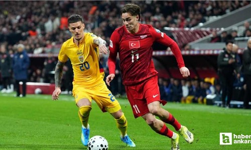 Dünya Kupası play-off maçında Türkiye, Romanya'yı 1-0 ile geçti