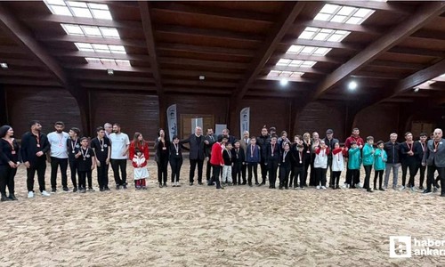 Ankara Atlı Cimnastik Kupası'nda özel sporcular yarıştı