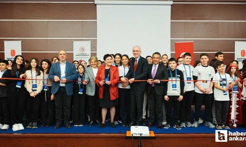 Başkentte "Tübitak Ortaokul Öğrencileri Araştırma Projeleri" yarışmasının bölge sergisi açıldı